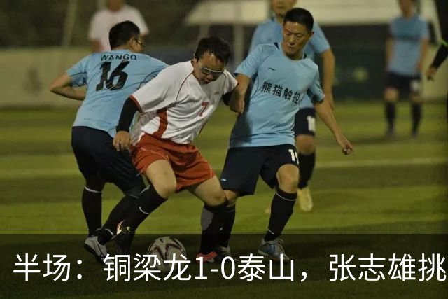 半场：铜梁龙1-0泰山，张志雄挑射破门