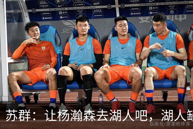 苏群：让杨瀚森去湖人吧，湖人缺中锋&瀚森没机会